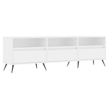 TV Cabinet White 150x30x44.5 cm - Stylish Storage Solution