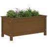 Honey Brown Solid Wood Garden Planter | 82.5x40x39 cm