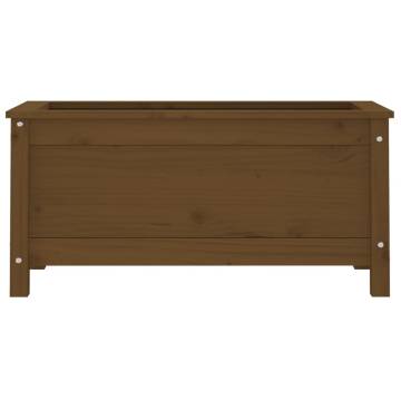 Honey Brown Solid Wood Garden Planter | 82.5x40x39 cm