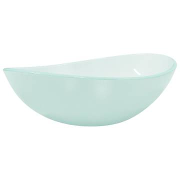 Frosted Tempered Glass Basin 54.5x35x15.5 cm - Stylish & Durable