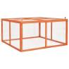 Rabbit Hutch 124x120x60 cm - Durable Firwood Structure