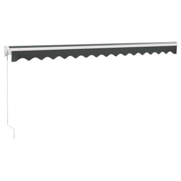 Retractable Awning Anthracite 4.5x3 m - Durable & Stylish