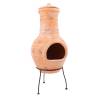 RedFire Star Flower Clay Straw Fireplace - Warmth & Decor