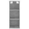 Elegant Highboard Concrete Grey - 34.5x34x180 cm | HipoMarket