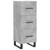 Elegant Highboard Concrete Grey - 34.5x34x180 cm | HipoMarket