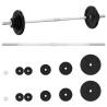 30 kg Cast Iron Barbell Set - Versatile & Durable Workout