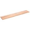 Light Brown Wall Shelf - Solid Oak Wood | Hipo Market