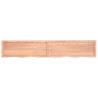 Light Brown Wall Shelf - Solid Oak Wood | Hipo Market