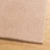 HUARTE Short Pile Soft Washable Rug - Blush 80x250 cm