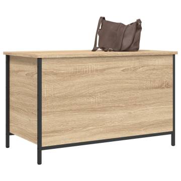 Storage Bench Sonoma Oak - Stylish & Functional 80x42.5x50 cm