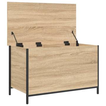 Storage Bench Sonoma Oak - Stylish & Functional 80x42.5x50 cm