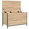 Storage Bench Sonoma Oak - Stylish & Functional 80x42.5x50 cm