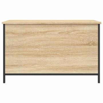 Storage Bench Sonoma Oak - Stylish & Functional 80x42.5x50 cm