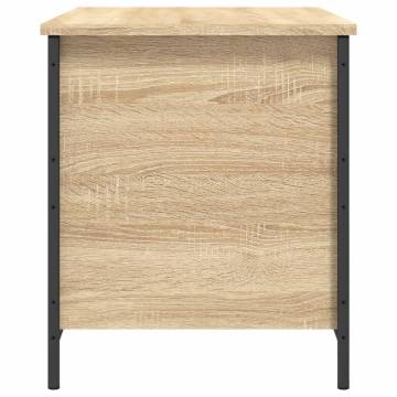 Storage Bench Sonoma Oak - Stylish & Functional 80x42.5x50 cm