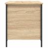 Storage Bench Sonoma Oak - Stylish & Functional 80x42.5x50 cm