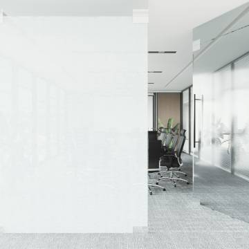 Window Films 3 pcs - Static Frosted Transparent Grey PVC