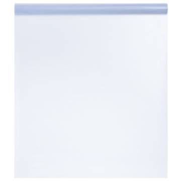 Window Films 3 pcs - Static Frosted Transparent Grey PVC