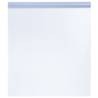 Window Films 3 pcs - Static Frosted Transparent Grey PVC