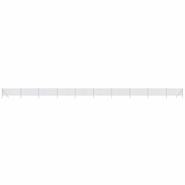 Durable Chain Link Fence Silver 1.1x25m for Security & Enclosures