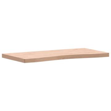 Solid Wood Beech Desk Top 100x(45-50)x4 cm | HipoMarket