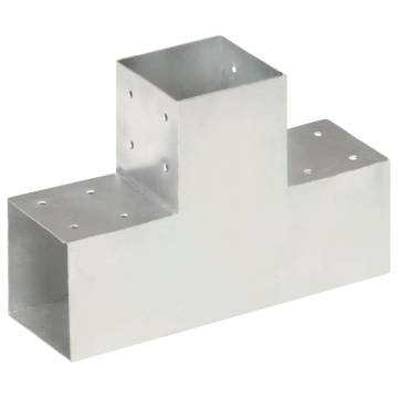 Post Connector T Shape Galvanised Metal 101x101 mm | HipoMarket