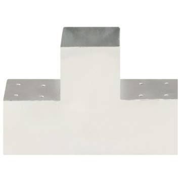 Post Connector T Shape Galvanised Metal 101x101 mm | HipoMarket