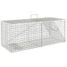 Humane Animal Trap - 64.5x25x26.5cm Galvanised Iron