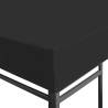 Durable Gazebo Top Cover 3x3m - Black | HipoMarket