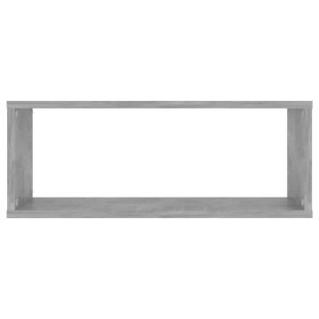 Wall Cube Shelf Set - Concrete Grey | Stylish Storage Solution