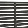 Louver Fence WPC 180x180 cm Dark Grey | Durable & Stylish