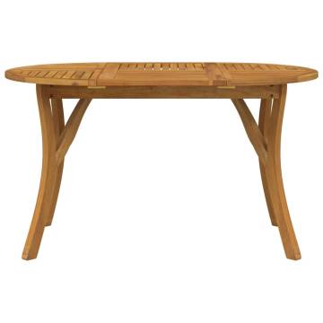 Garden Table 150x90 cm - Solid Acacia Wood for Outdoor Use