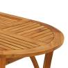 Garden Table 150x90 cm - Solid Acacia Wood for Outdoor Use