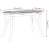 Garden Table 150x90 cm - Solid Acacia Wood for Outdoor Use