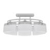 Elegant Ceiling Lamp with Ellipsoid Glass Shades for 6 E14 Bulbs