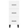 Stylish Highboard White 34.5x34x180 cm | Hipomarket