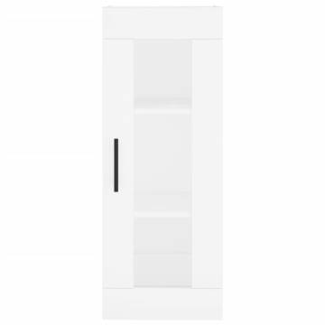 Stylish Highboard White 34.5x34x180 cm | Hipomarket