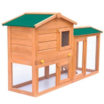 Outdoor Large Rabbit Hutch - Perfect Small Animal House