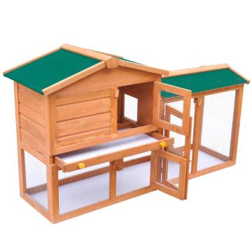 Outdoor Large Rabbit Hutch - Perfect Small Animal House