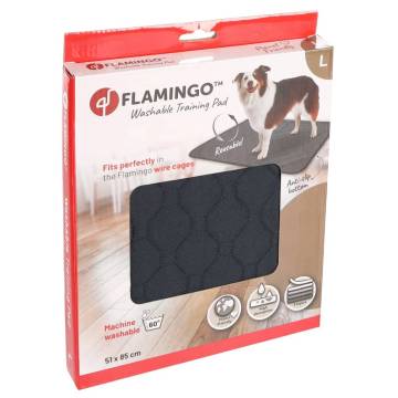 FLAMINGO Washable Non-slip Pet Training Pad - Grey 85x51 cm