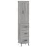 Highboard Grey Sonoma 34.5x34x180 cm - Stylish & Durable