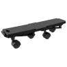 Moving Dollies with 4 Wheels - 10 pcs Black Polypropylene