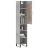 Highboard Concrete Grey | Elegant Engineered Wood Storage