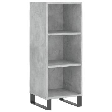 Highboard Concrete Grey | Elegant Engineered Wood Storage