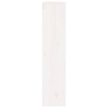 Radiator Cover White - Solid Pine Wood | 153x19x84 cm