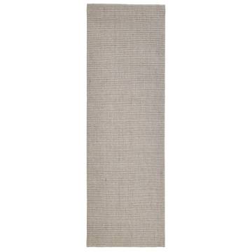 Sisal Rug for Scratching Post Sand 80x250 cm - Durable & Versatile