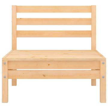 Garden Middle Sofa - Solid Wood Pine | Hipomarket