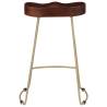 Gavin Bar Stools - 2 Pcs Solid Mango Wood - Stylish Design