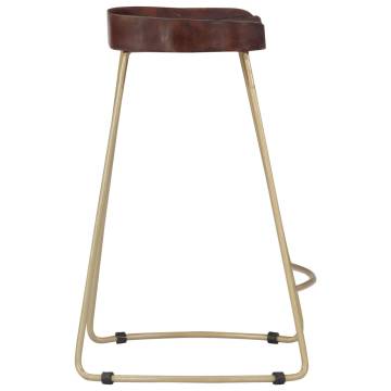 Gavin Bar Stools - 2 Pcs Solid Mango Wood - Stylish Design