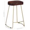 Gavin Bar Stools - 2 Pcs Solid Mango Wood - Stylish Design