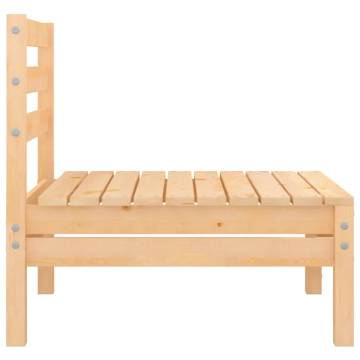 Garden Middle Sofa - Solid Wood Pine | Hipomarket